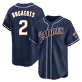 Jamed S.Diego Padres #2 Xander Bogaerts Player Navy Cooperstown Collection Limited Home Stitched Jerseys