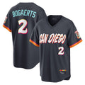 Jamed S.Diego Padres #2 Xander Bogaerts Player Obsidian 2026 City Connect Home Limited T-shirt Stitched Jerseys