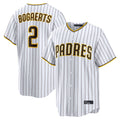 Jamed S.Diego Padres #2 Xander Bogaerts Player White Home Limited Game Stitched Jerseys