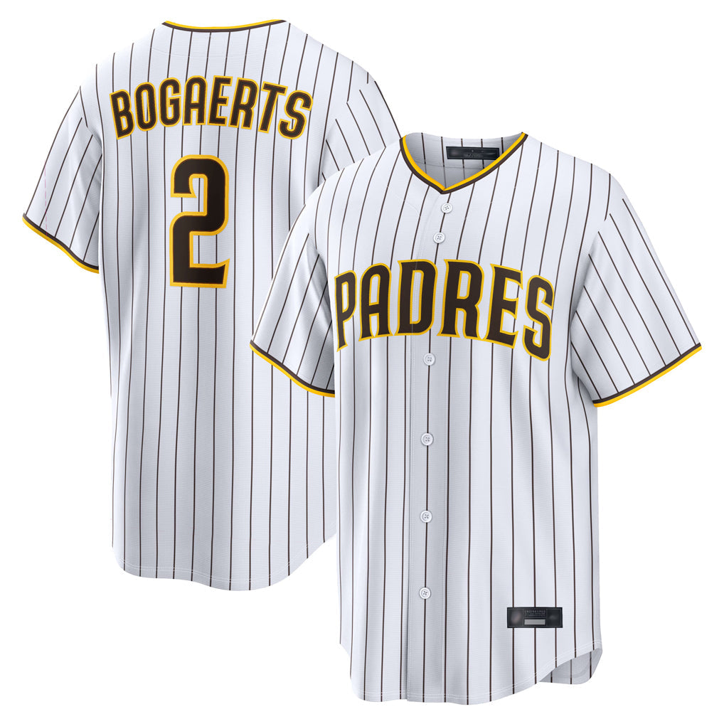 Jamed S.Diego Padres #2 Xander Bogaerts Player White Home Limited Game Stitched Jerseys
