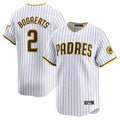 Jamed S.Diego Padres #2 Xander Bogaerts Player White Home Limited Stitched Jerseys