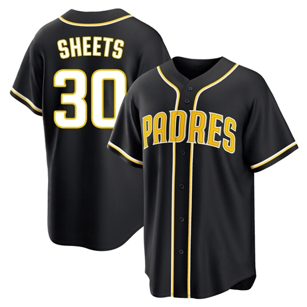 Jamed S.Diego Padres #30 Gavin Sheets Player Black 2026 Fashion Home Stitched Jerseys