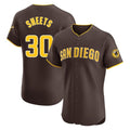 Jamed S.Diego Padres #30 Gavin Sheets Player Brown Home Limited Elite Stitched Jerseys