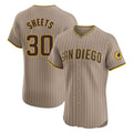 Jamed S.Diego Padres #30 Gavin Sheets Player Khaki Home Limited Elite Stitched Jerseys