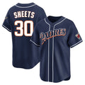 Jamed S.Diego Padres #30 Gavin Sheets Player Navy Cooperstown Collection Limited Home Stitched Jerseys