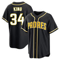 Jamed S.Diego Padres #34 Michael King Player Black 2026 Fashion Home Stitched Jerseys