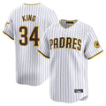 Jamed S.Diego Padres #34 Michael King Player White Home Limited Stitched Jerseys