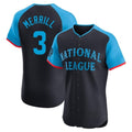 Jamed S.Diego Padres #3 Jackson Merrill Player National League Navy All-Star Game Limited Elite Stitched Jerseys