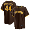 Jamed S.Diego Padres #44 Joe Musgrove Player Brown Home Game Stitched Jerseys