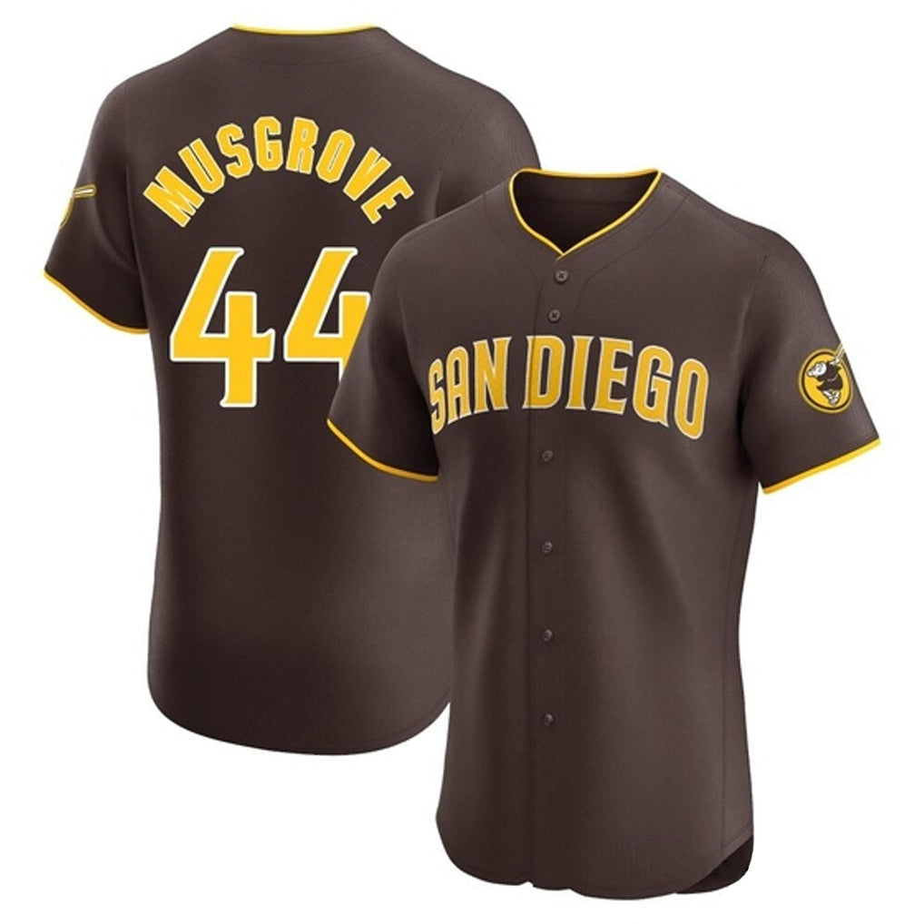 Jamed S.Diego Padres #44 Joe Musgrove Player Brown Home Limited Elite Stitched Jerseys