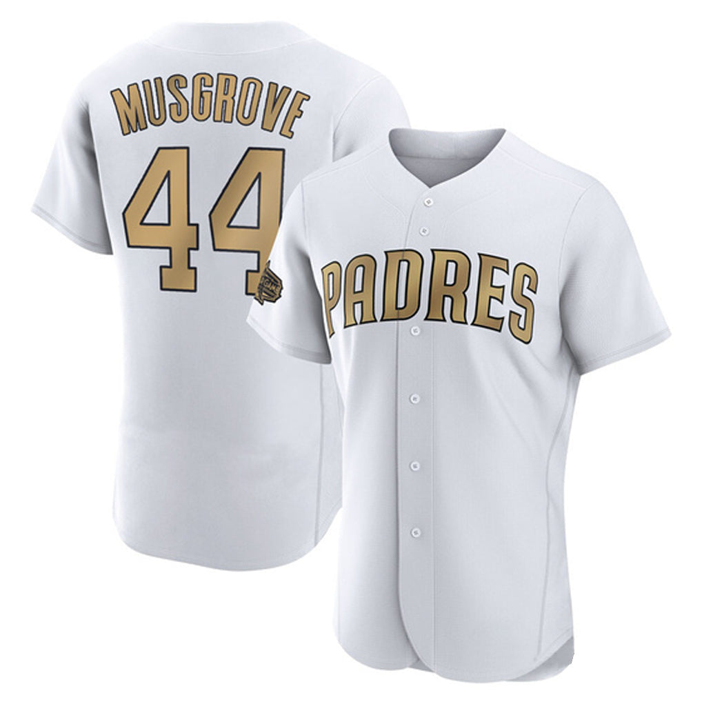 Jamed S.Diego Padres #44 Joe Musgrove Player Gold All-Star Home Limited Elite Stitched Jerseys