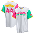 Jamed S.Diego Padres #44 Joe Musgrove Player White City Connect Home Game Stitched Jerseys