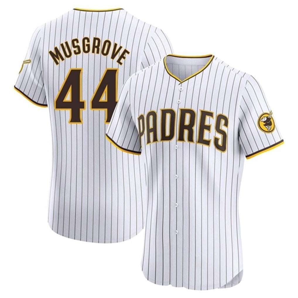 Jamed S.Diego Padres #44 Joe Musgrove Player White Home Limited Elite Stitched Jerseys