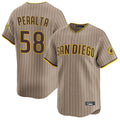 Jamed S.Diego Padres #58 Wandy Peralta Player Khaki Home Limited Stitched Jerseys