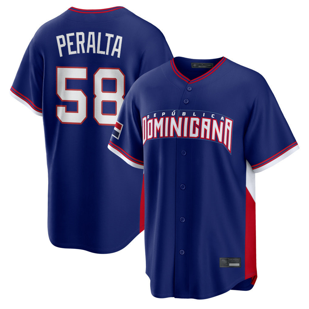 Jamed S.Diego Padres #58 Wandy Peralta Player Royal 2026 World Classic Home Limited Stitched Jerseys