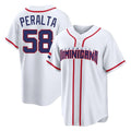 Jamed S.Diego Padres #58 Wandy Peralta Player White 2026 World Classic Home Limited Stitched Jerseys