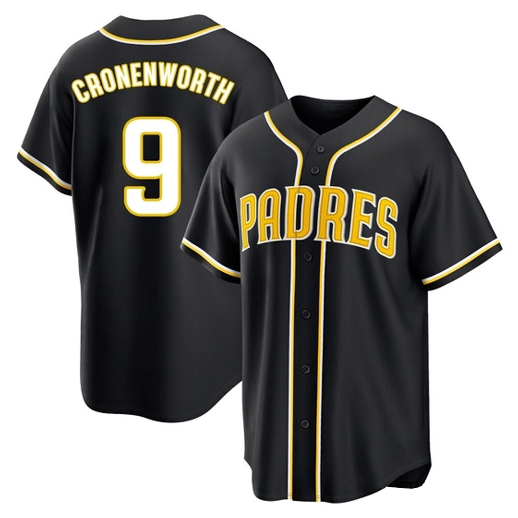 Jamed S.Diego Padres #9 Jake Cronenworth Player Black 2026 Fashion Home Stitched Jerseys