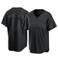 Jamed S.Diego Padres #9 Jake Cronenworth Player Black Pitch Fashion Game T-shirt Stitched Jerseys