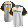 Jamed S.Diego Padres #9 Jake Cronenworth Player White Home Cooperstown Collection Replica Game Stitched Jerseys