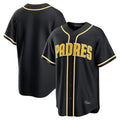 Jamed S.Diego Padres Blank Player Black 2026 Fashion Home Stitched Jerseys