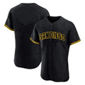 Jamed S.Diego Padres Blank Player Black Snake Skin City Home Limited Elite Stitched Jerseys