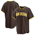 Jamed S.Diego Padres Blank Player Brown Home Game Stitched Jerseys
