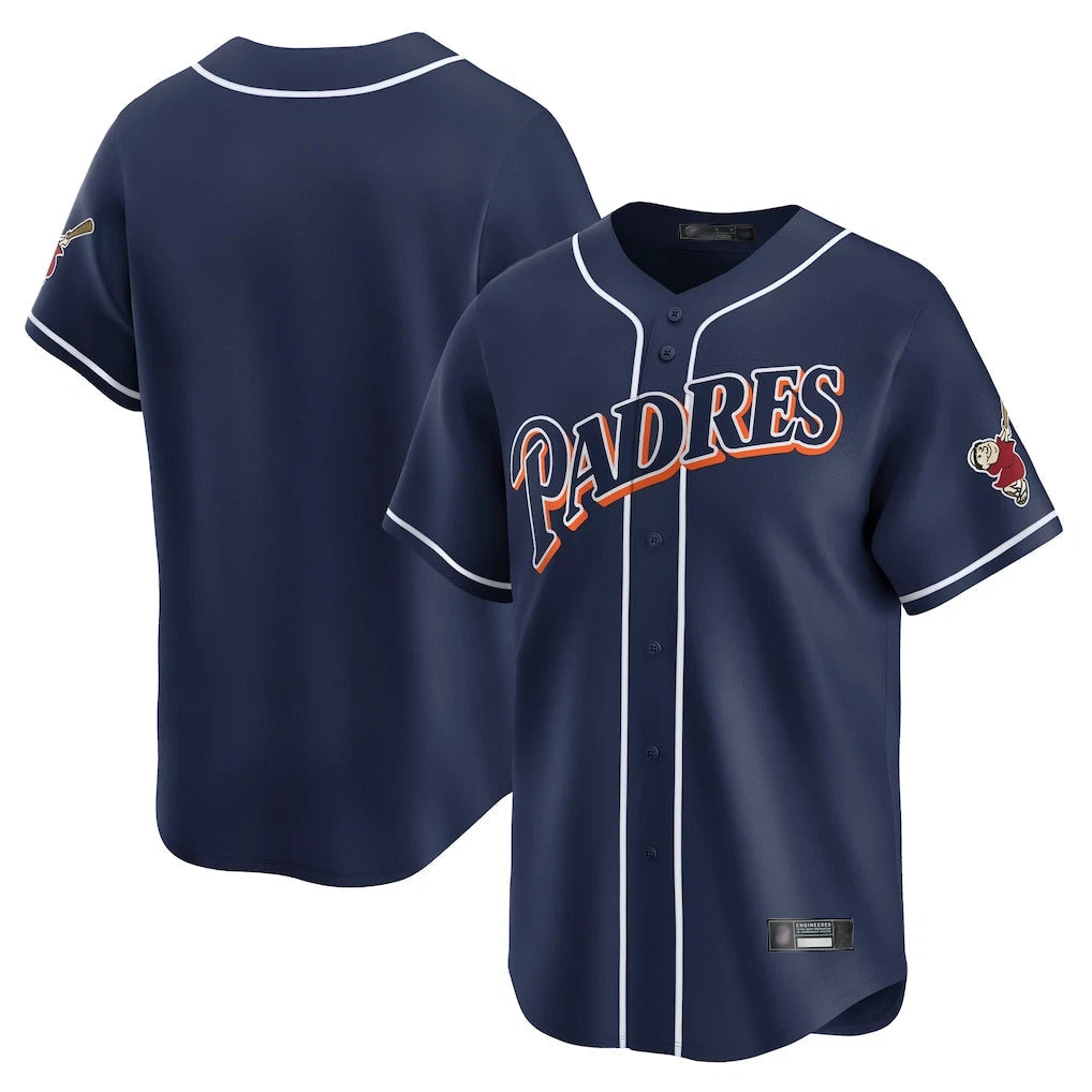 Jamed S.Diego Padres Blank Player Navy Cooperstown Collection Limited Stitched Jerseys