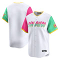 Jamed S.Diego Padres Blank Player White City Connect Home Limited Stitched Jerseys