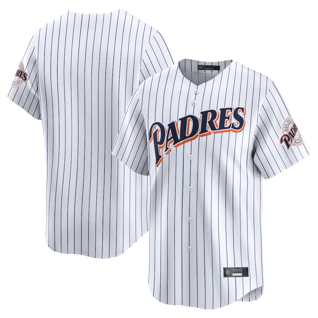 Jamed S.Diego Padres ## Diego Padres Blank Player White Cooperstown Collection Limited Stitched Jerseys