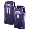 Jamed S.Kings #11 Domantas Sabonis Purple 2025-2026 Swingman Jerseys - City Edition