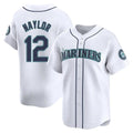Jamed S.Mariners #12 Josh Naylor Player White Home Limited Stitched Jerseys