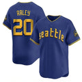 Jamed S.Mariners #20 Luke Raley Player Royal City Connect Home Limited Stitched Jerseys