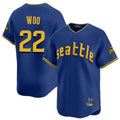 Jamed S.Mariners #22 Bryan Woo Player Royal City Connect Home Limited Stitched Jerseys