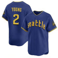 Jamed S.Mariners #2 Cole Young Player Royal City Connect Home Limited Stitched Jerseys