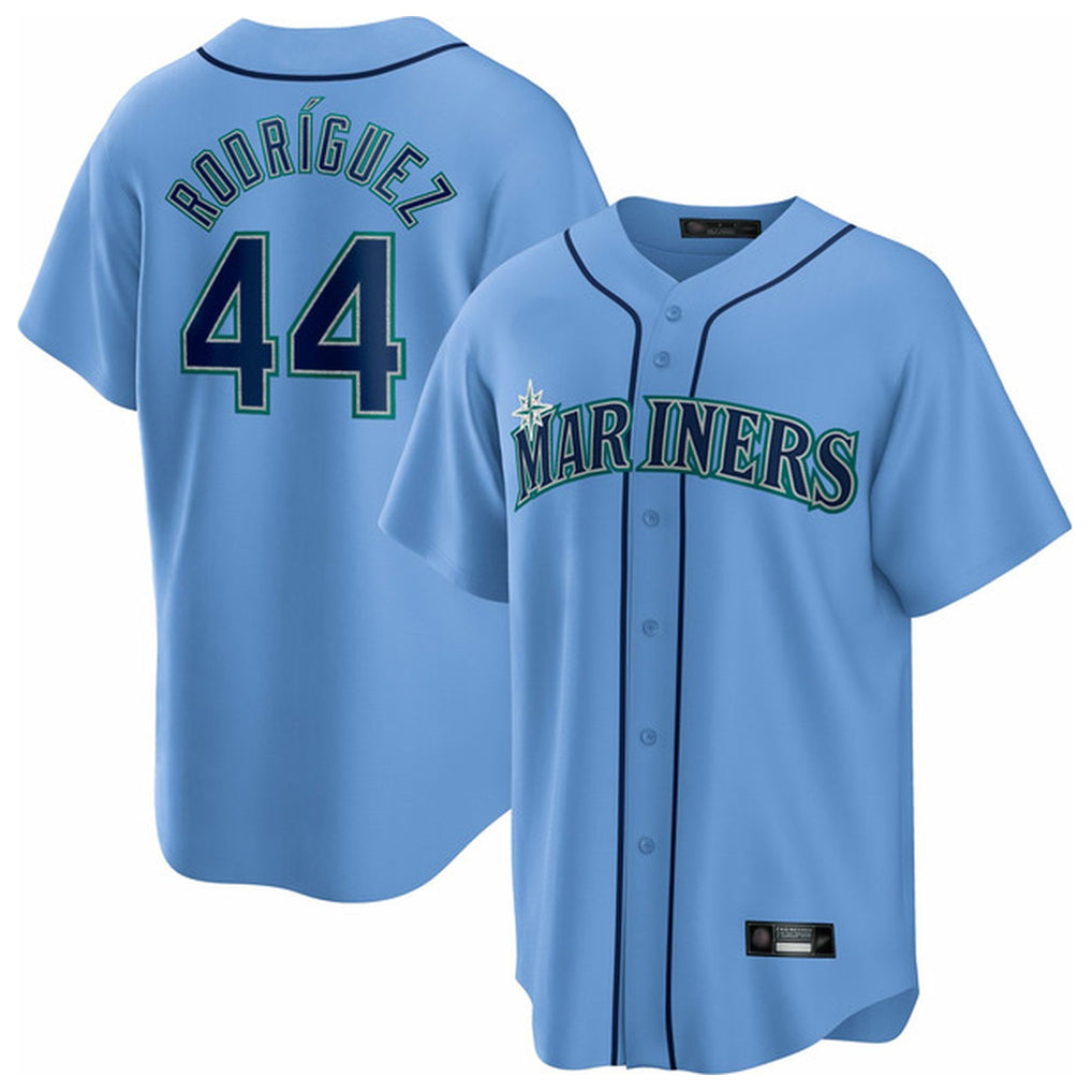 Jamed S.Mariners #44 Julio Rodriguez Player Light Blue Home Limited Stitched Jerseys