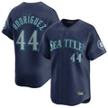 Jamed S.Mariners #44 Julio Rodriguez Player Navy Home Limited Stitched Jerseys