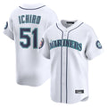 Jamed S.Mariners #51 Ichiro Suzuki Player White 2025 National Hall of Fame Home Limited Stitched Jerseys