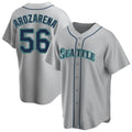 Jamed S.Mariners #56 Randy Arozarena Player Gray Home Game Stitched Jerseys