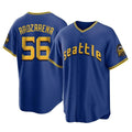Jamed S.Mariners #56 Randy Arozarena Player Royal Home Game Stitched Jerseys