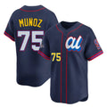 Jamed S.Mariners #75 Andres Munoz Player Navy Limited American League All-Star Edition Stitched Jerseys