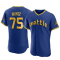 Jamed S.Mariners #75 Andres Munoz Player Royal City Connect Home Limited Elite Stitched Jerseys