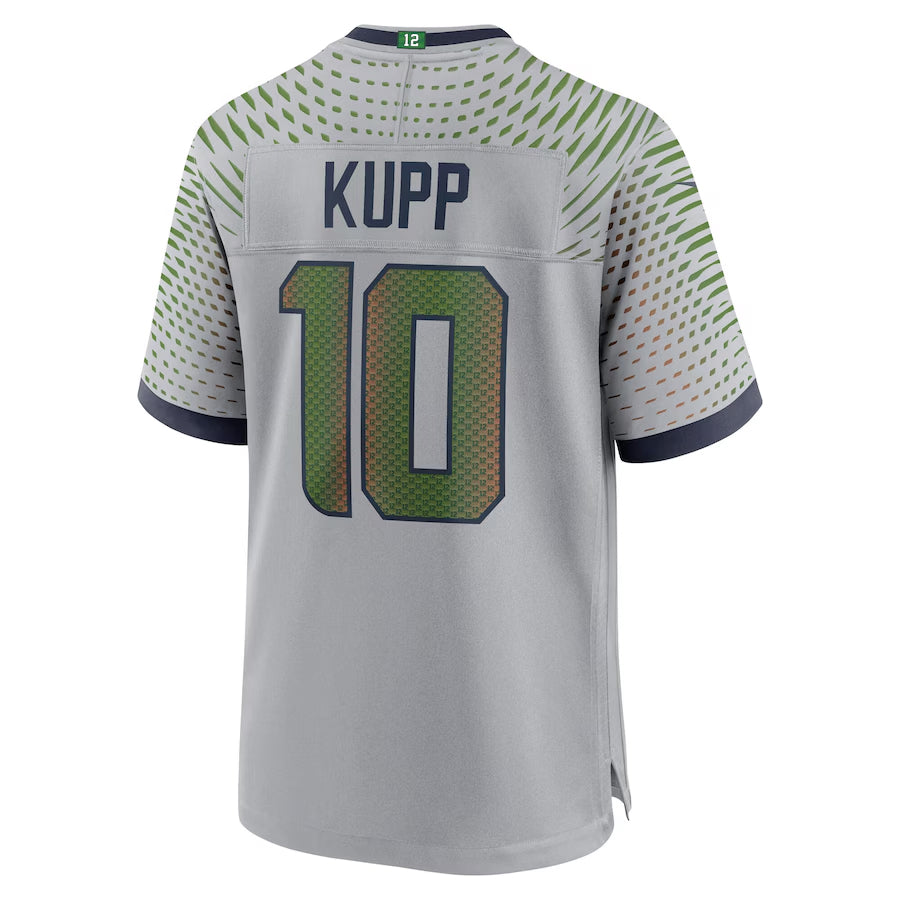 Jamed S.Seahawks #10 Cooper Kupp Player Gray Rivalries Collection Game Stitched Jerseys