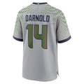 Jamed S.Seahawks #14 Sam Darnold 2025 Rivalries Collection Game Wolf Gray Stitched Jerseys