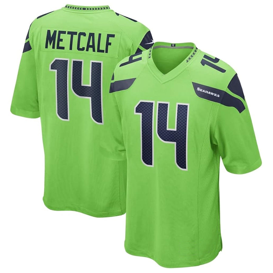 Jamed S.Seahawks #14 Sam Darnold Player Green Home Game Football Jersey