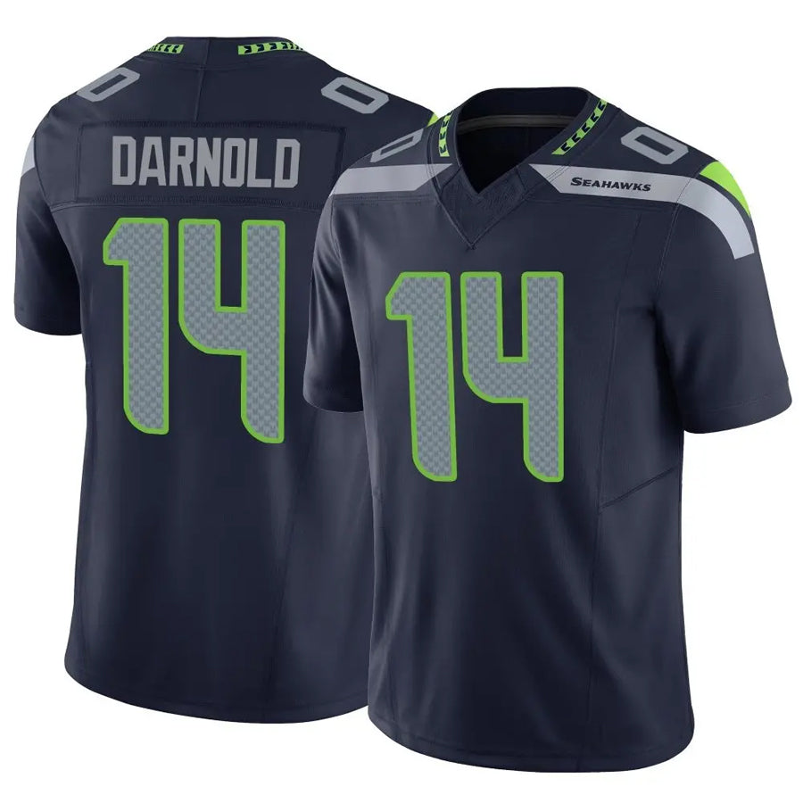 Jamed S.Seahawks #14 Sam Darnold Player Navy Vapor F.U.S.E. Limited Football Jerseys