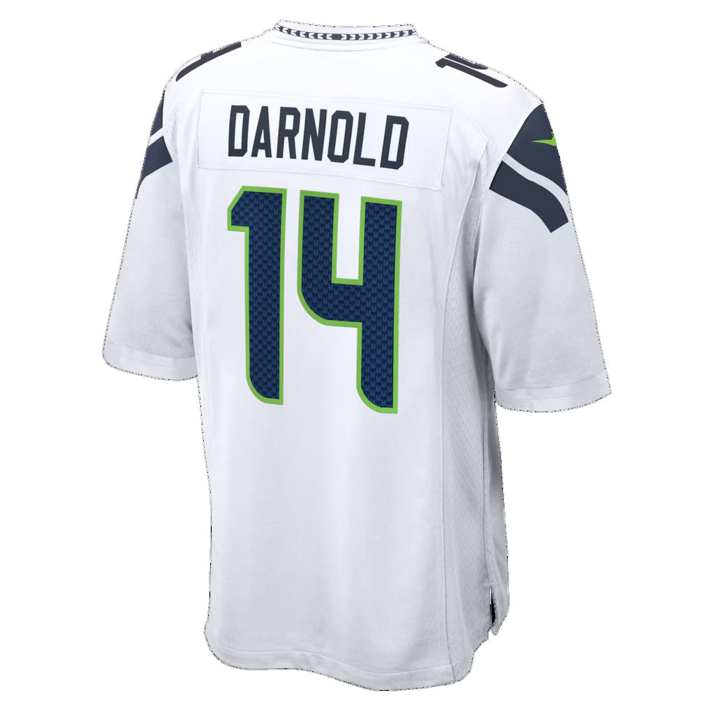 Jamed S.Seahawks #14 Sam Darnold White Game Stitched Jerseys