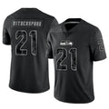 Jamed S.Seahawks #21 Devon Witherspoon Player Black RFLCTV Limited Stitched Jerseys