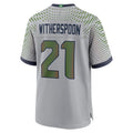 Jamed S.Seahawks #21 Devon Witherspoon Player Gray Rivalries Collection Game Stitched Jerseys