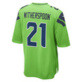 Jamed S.Seahawks #21 Devon Witherspoon Player Green Home Game Stitched Jerseys