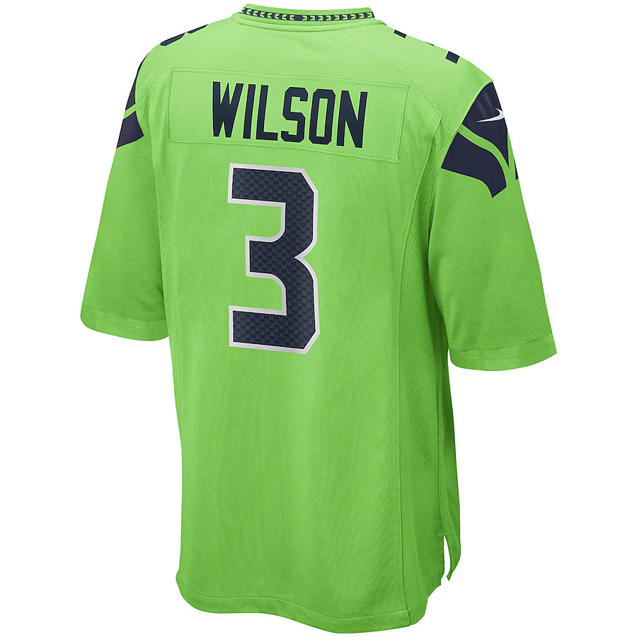 Jamed S.Seahawks #3 Nick Emmanwori Player Green Game Football Jerseys